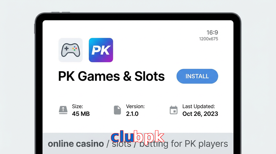 Game list for Clubpk gameapk section